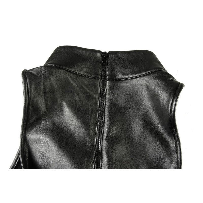 Костюм Алиты из фильма 'Алита: Боевой Ангел' для косплея - Кожаный жилет и брюки на Хэллоуин