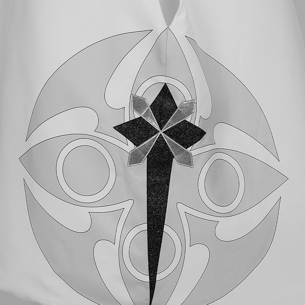 Genshin Impact Плащ Фатуи Костюм для косплея Перр Панталон Тарталья Арлекин Доктор Сандрон Коломбина Регретор