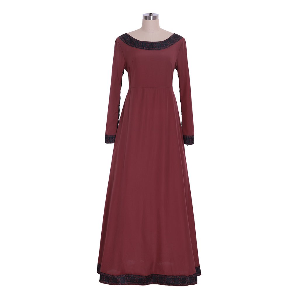 Средневековое королевское платье для королевы принцессы Регентского Тюдоровского чая бала