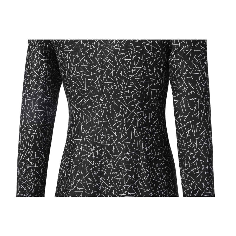 Костюм Wednesday Addams для женщин: черное готическое платье для косплея