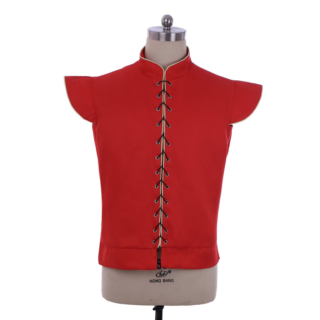 Средневековый Ренессанс Готический Дублет Жилет для Мужчин - Красный Ретро Костюм для Косплея | Animegrad