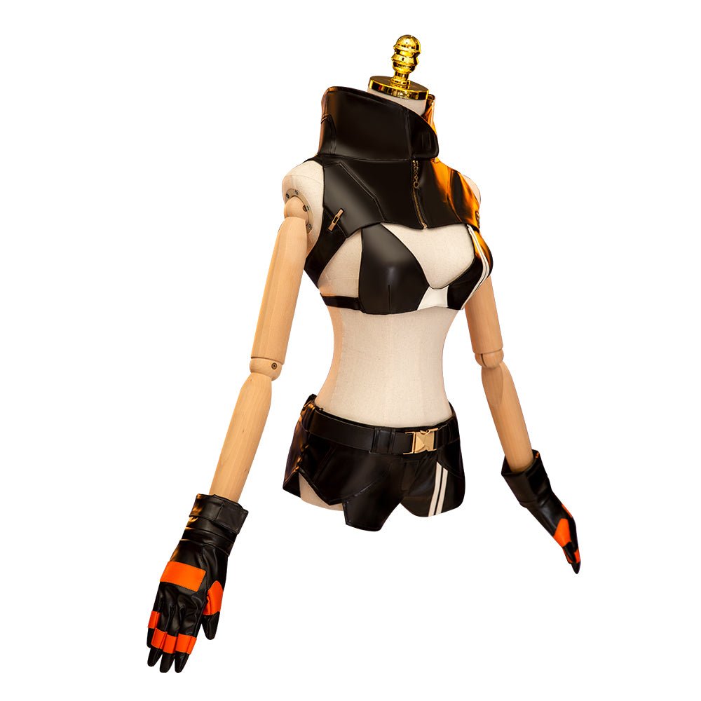 Костюм для косплея Черная Скала Стрелок для женщин, полный набор для вечеринки на Хэллоуин