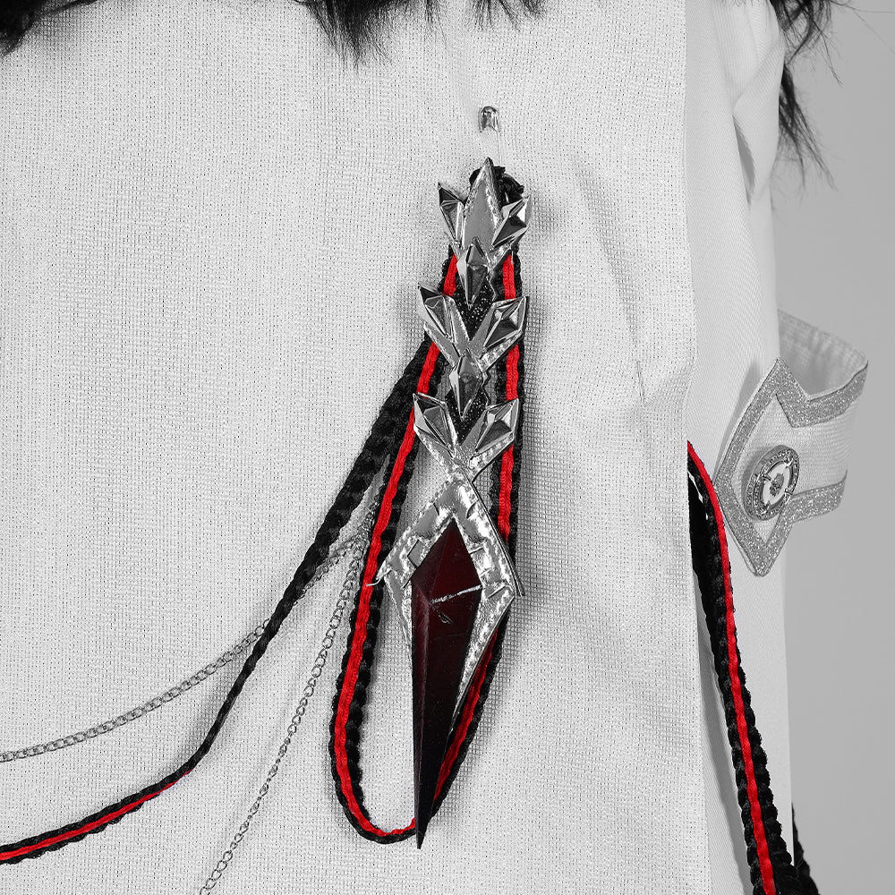 Genshin Impact Плащ Фатуи Костюм для косплея Перр Панталон Тарталья Арлекин Доктор Сандрон Коломбина Регретор