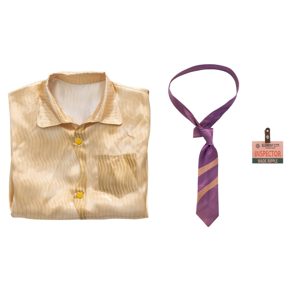 Костюм для косплея Элементаль Уэйд Рябь Рубашка