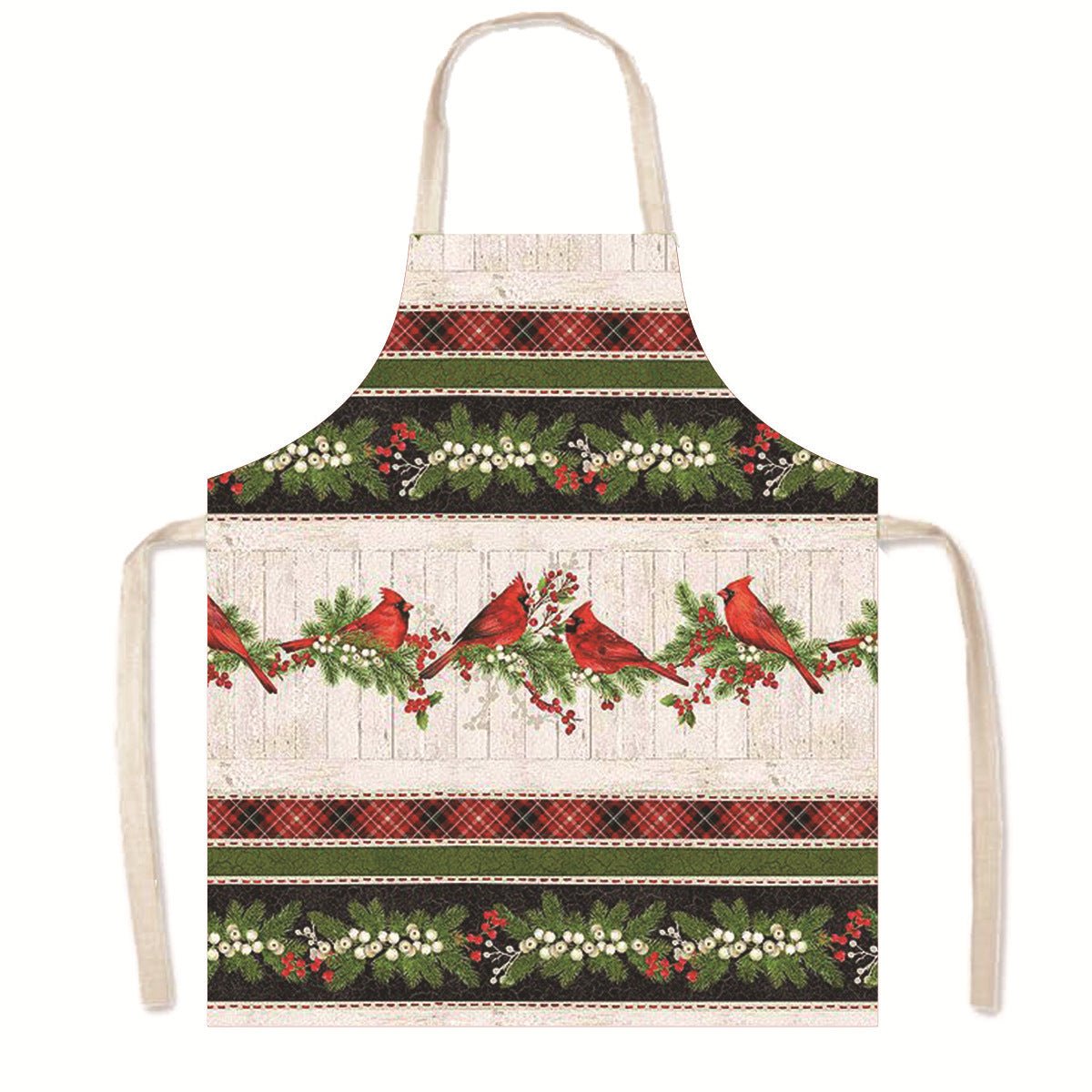Северный рождественский фартук для кухни и вечеринок с защитой от загрязнений