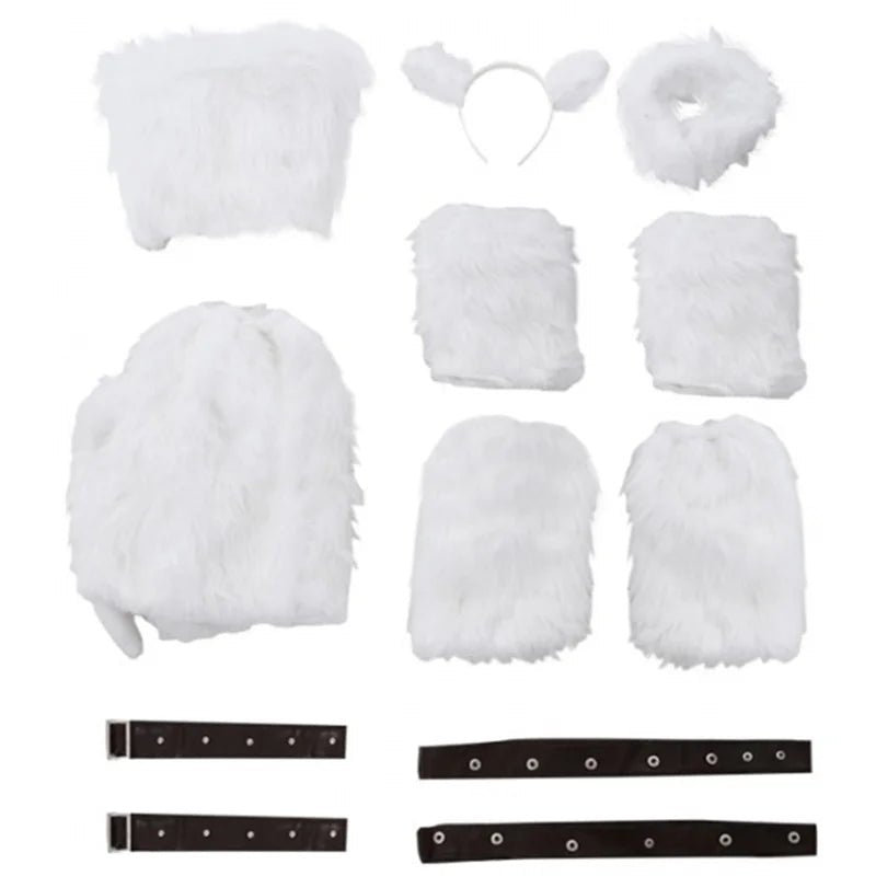 Косплей костюм Кошка Катарина из игры LOL для взрослых женщин, белый боевой костюм для Хэллоуина, карнавала и вечеринок