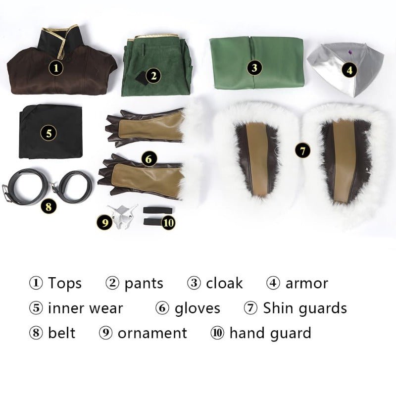 Костюм Иватани Наофуми для косплея - Восхождение героя щита Хэллоуин