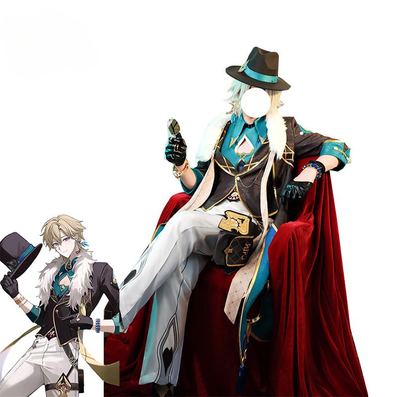 Костюм для косплея Aventurine из Honkai Star Rail - коллеги Topaz, корпорация Interastral Peace, мужской наряд для Хэллоуина