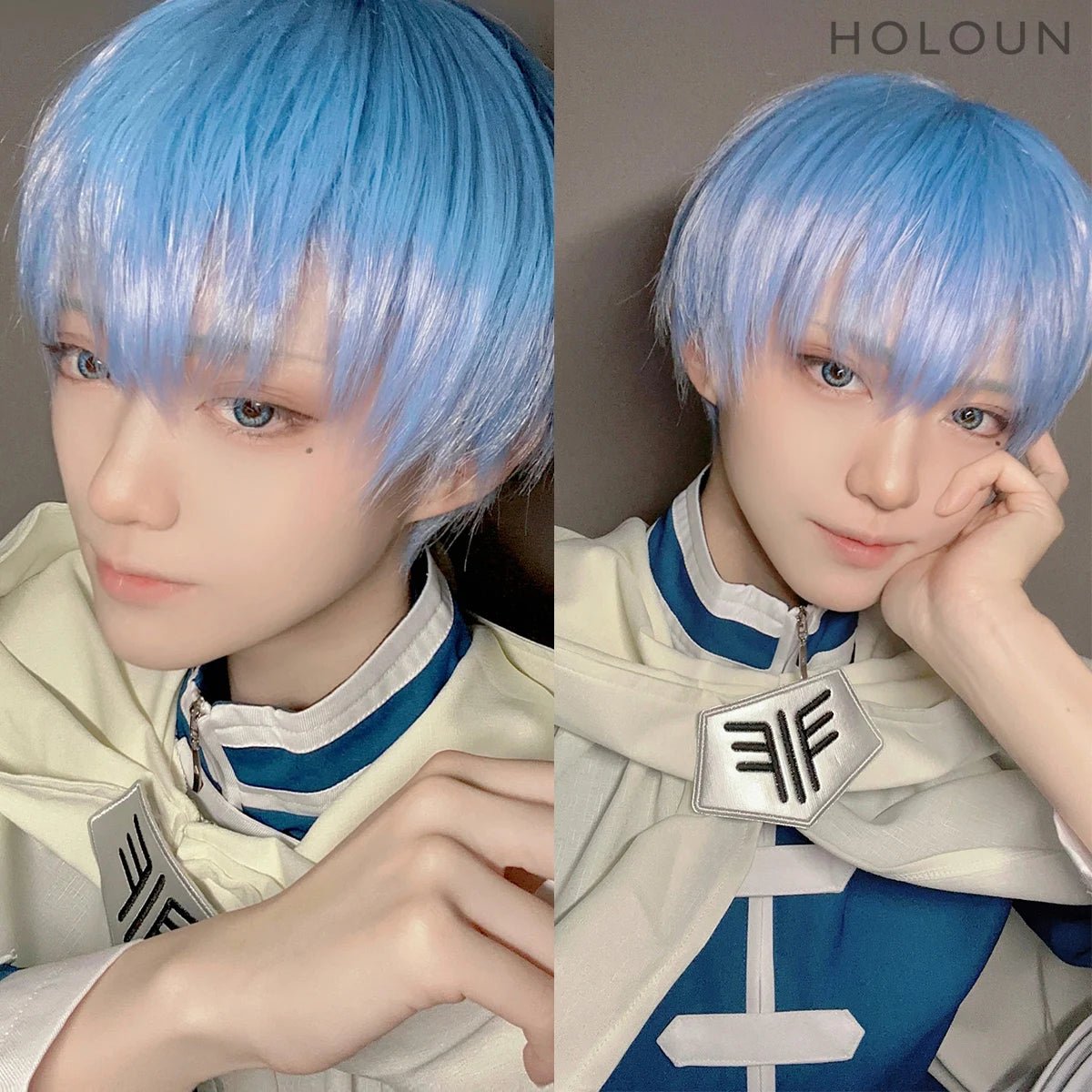 Костюм для косплея Химмел из аниме 'Фрирен: За пределами путешествия' с париком, плащом и пальто