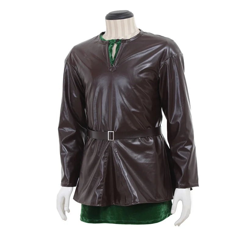 Мужская викингская средневековая рубаха костюм Тюдоровского лорда | Карнавальный костюм для Хэллоуина и косплея от Animegrad