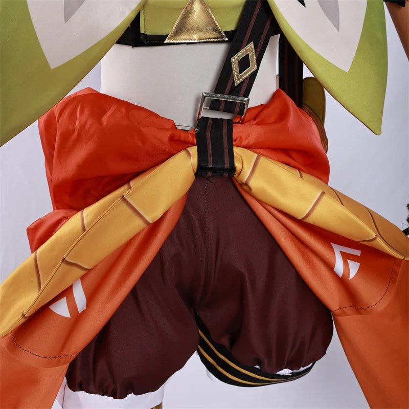 Костюм Качины из игры Genshin Impact в стиле Натлан, пятнистое золото