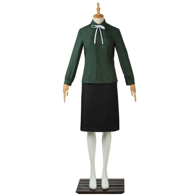 Костюм для косплея Сайко Йонебаяши - Токийский Гуль: Белый Тренч и Синий Парик