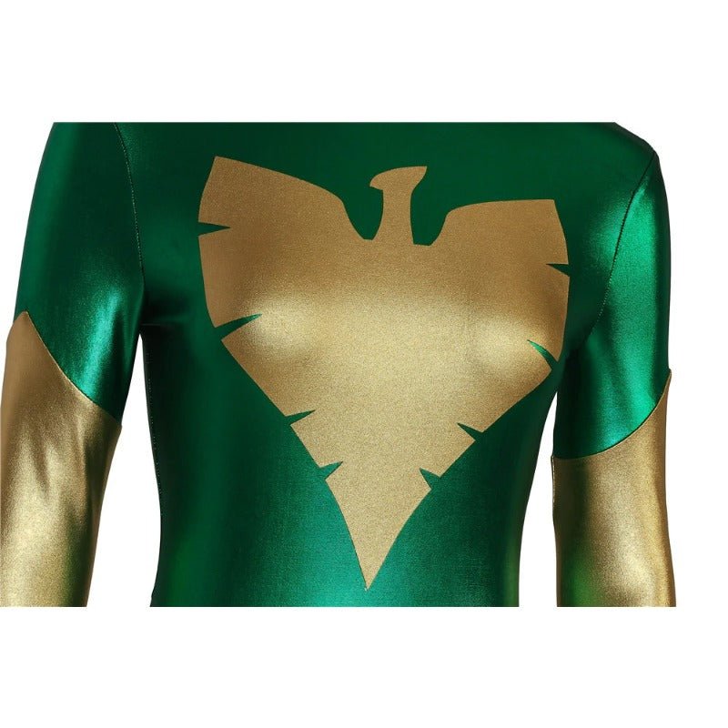 Зеленый костюм Джин Грей Темный Феникс для косплея и Хэллоуина