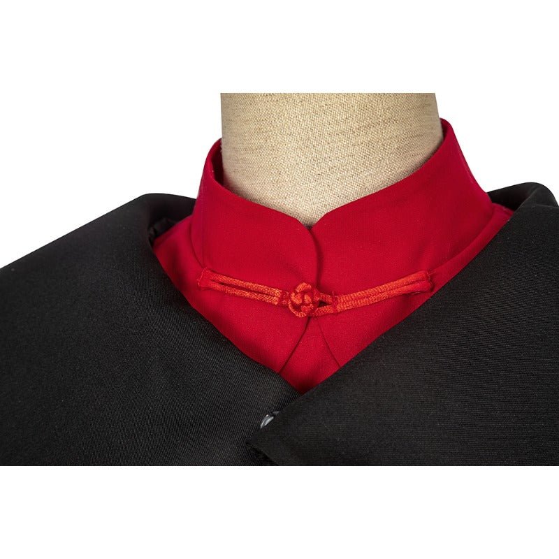 Костюм Ху Тао из Genshin Impact для косплея с шляпой на Хэллоуин