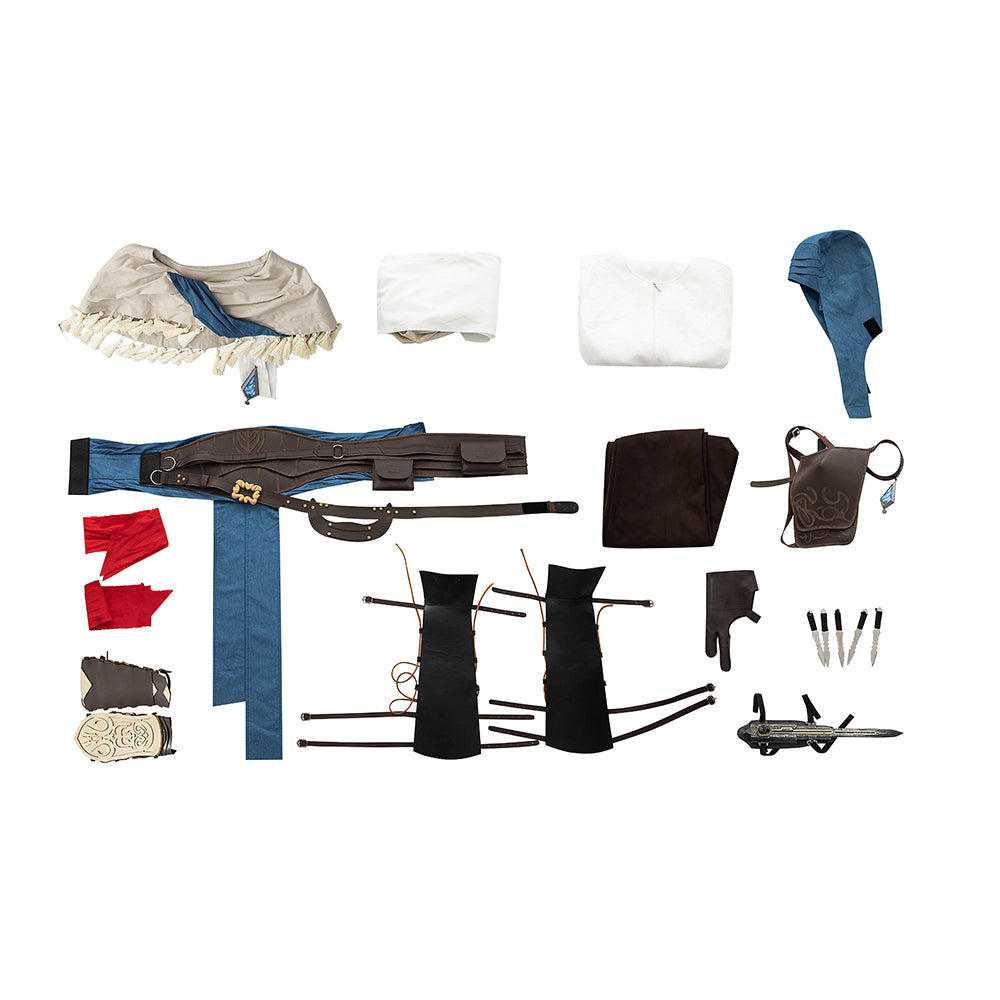 Костюм для косплея Басима из Assassin's Creed Mirage для любителей игры