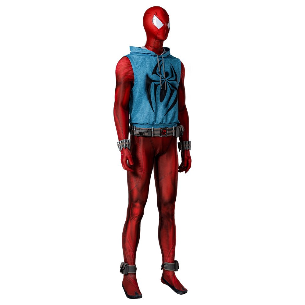 Костюм Scarlet Spider для косплея - Spider-Man: Через вселенную паутины аутентичный наряд