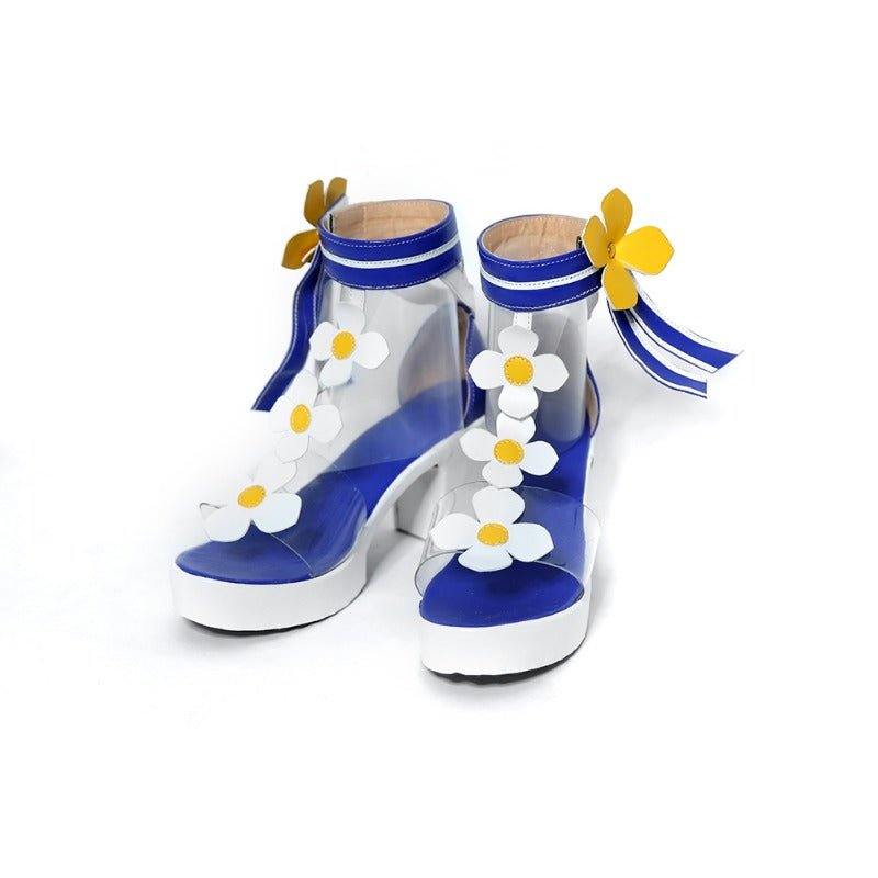 Genshin Impact Барбара Купальник Косплей Костюм с Сумкой для Лета