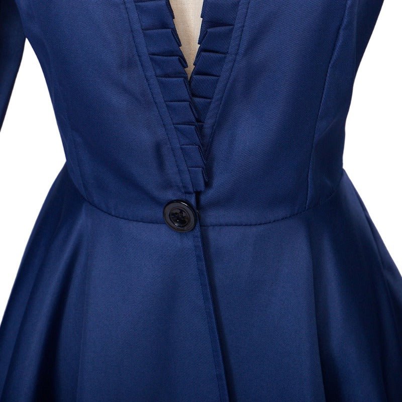 Винтажное готическое платье с высоким и низким подолом – женский средневековый косплейный костюм с длинными рукавами