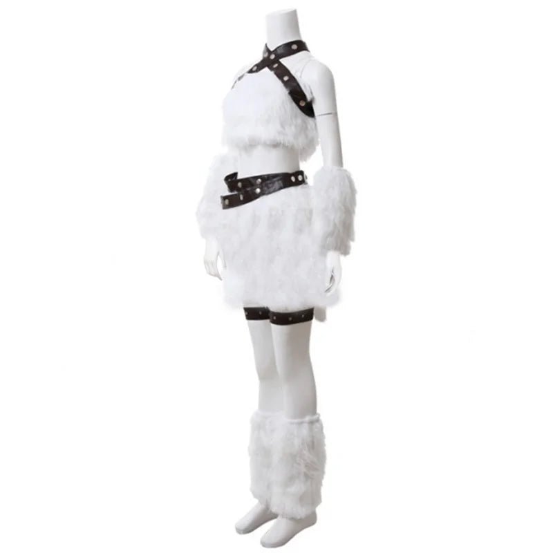 Косплей костюм Кошка Катарина из игры LOL для взрослых женщин, белый боевой костюм для Хэллоуина, карнавала и вечеринок