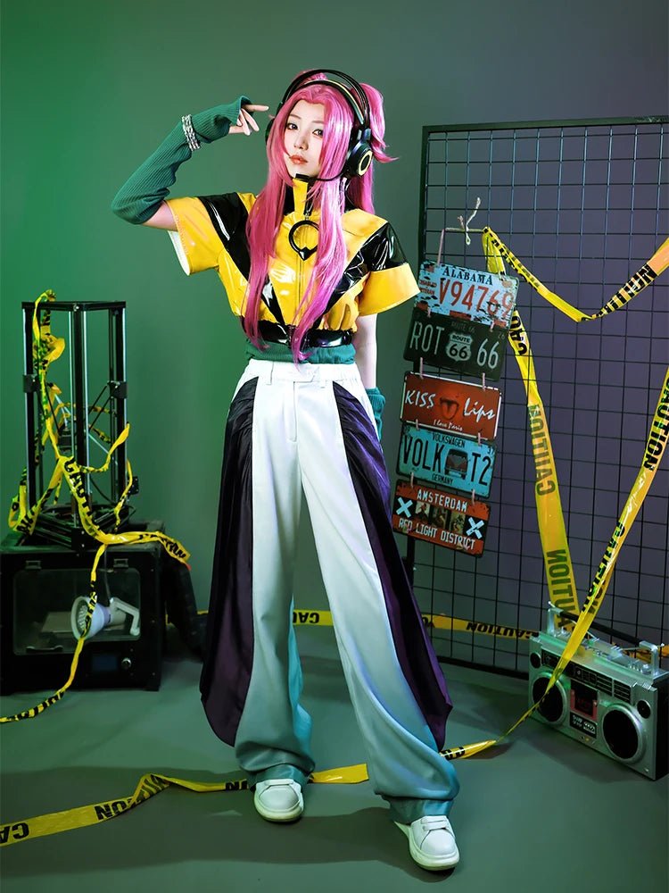 Костюм для косплея Alune из игры LOL HEARTSTEEL, женский ролевой костюм, фэнтези наряд, повседневный панк-костюм, полный набор на Хэллоуин