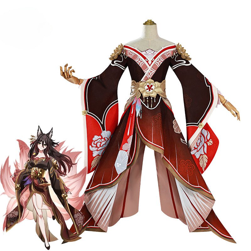 Honkai Star Rail Fugue Tingyun Костюм для косплея Древний стиль Лисьи хвосты Дизайн для женщин