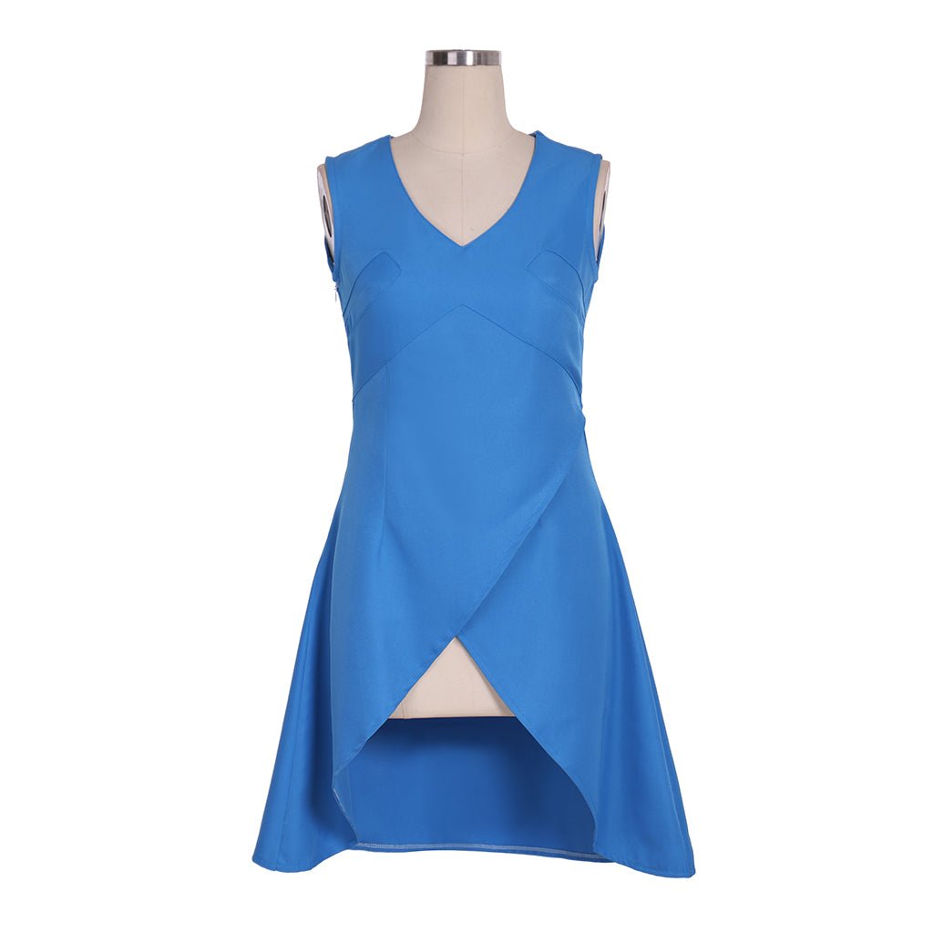 Костюм Даенерис Таргариен из сериала Игра Престолов: синее платье с накидкой для женщин