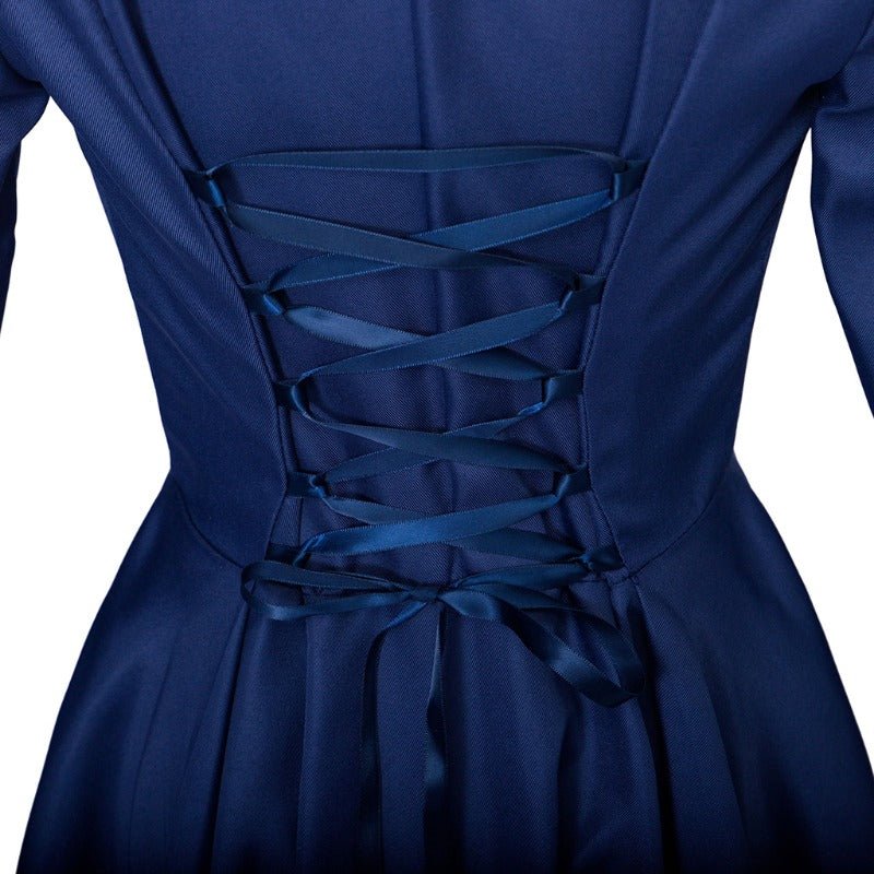 Винтажное готическое платье с высоким и низким подолом – женский средневековый косплейный костюм с длинными рукавами