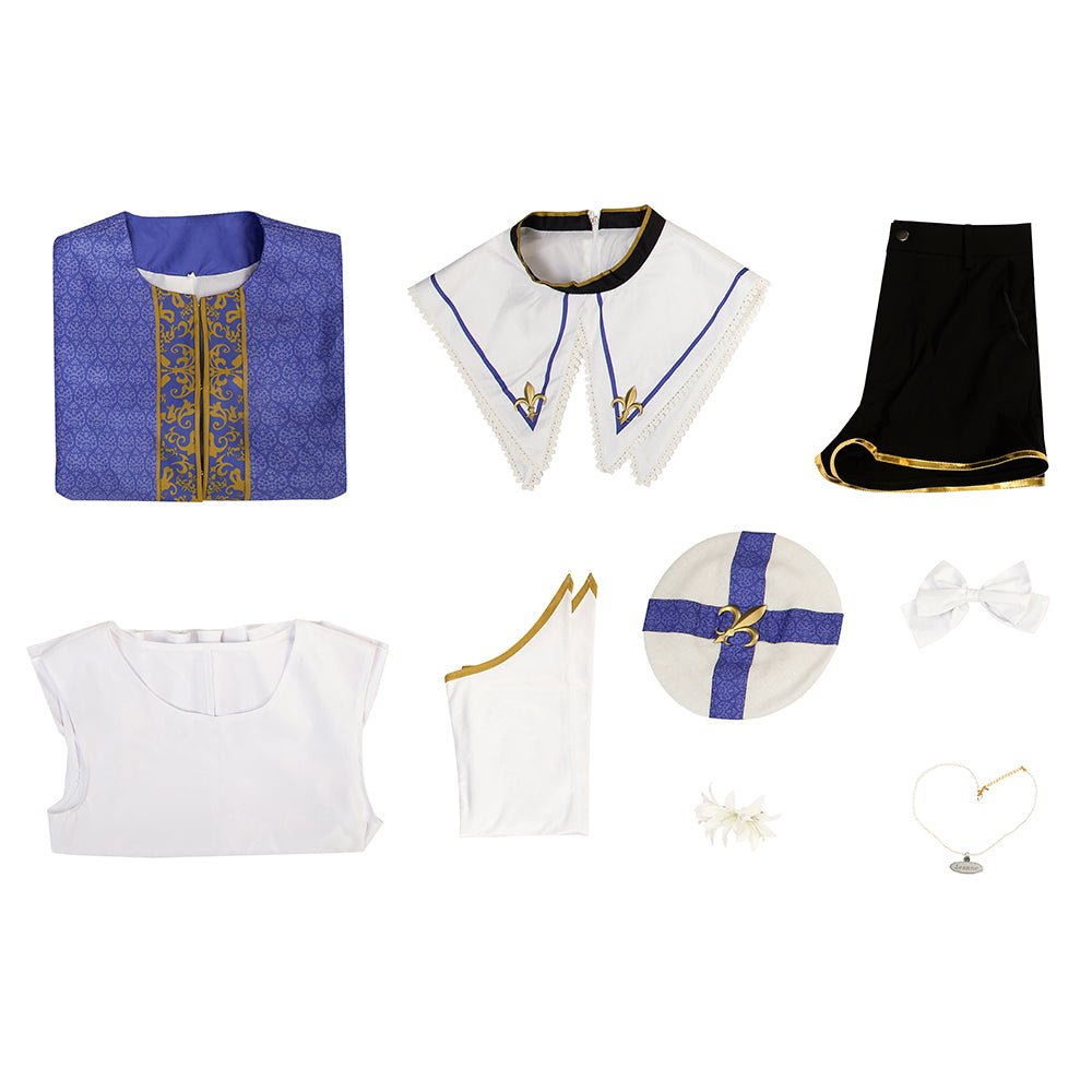 Костюм для косплея Shounen Jeanne Jeanne-kun - Милый наряд на Хэллоуин для женщин и девушек