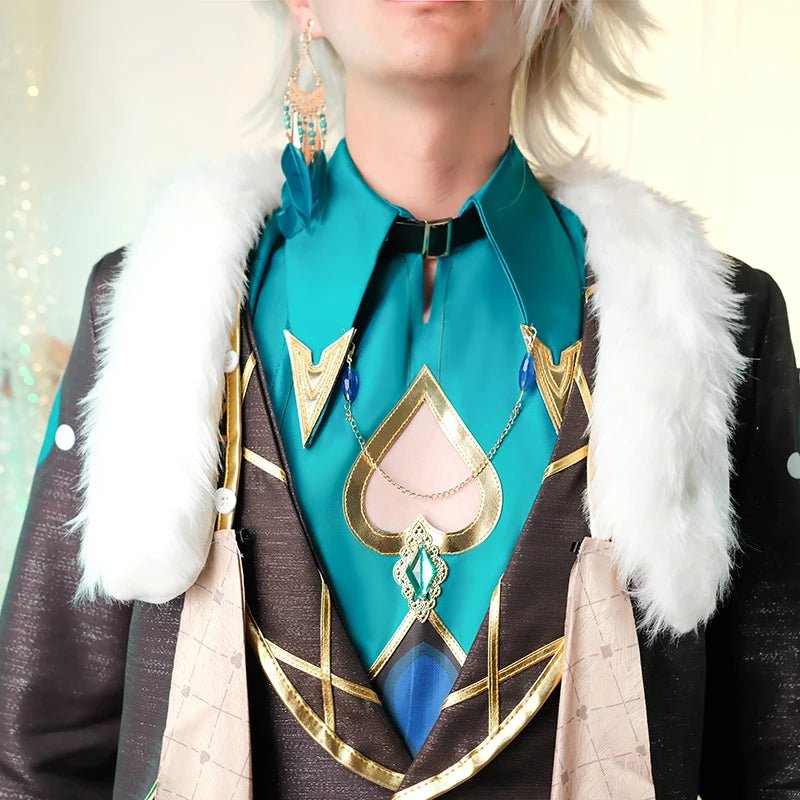 Костюм для косплея Aventurine из Honkai Star Rail - коллеги Topaz, корпорация Interastral Peace, мужской наряд для Хэллоуина