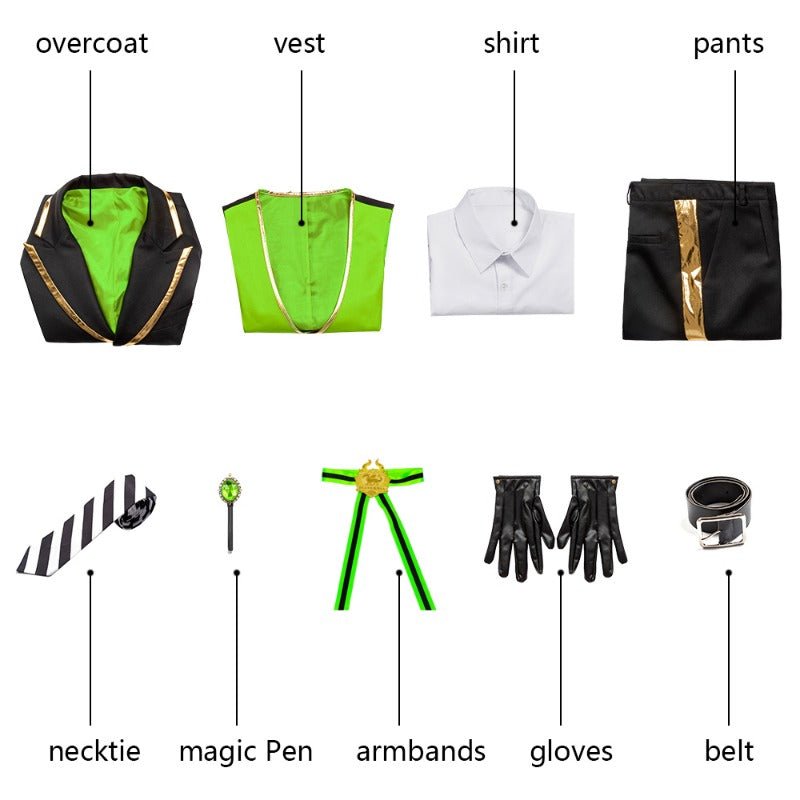 Костюм Twisted-Wonderland Malleus Sebek Silver для Хэллоуина