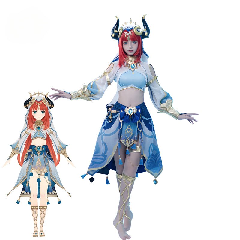 Костюм для косплея Nilou из Genshin Impact, женский костюм Nilou, наряд для Хэллоуина