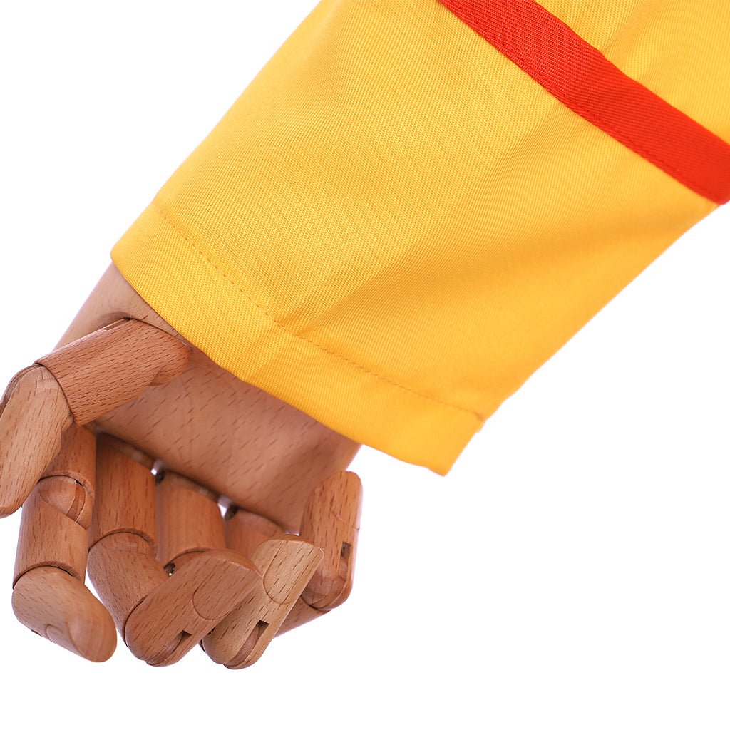 Костюм для косплея Аватара Аанга из 'Последнего мага воздуха' - желтый костюм с красной мантией