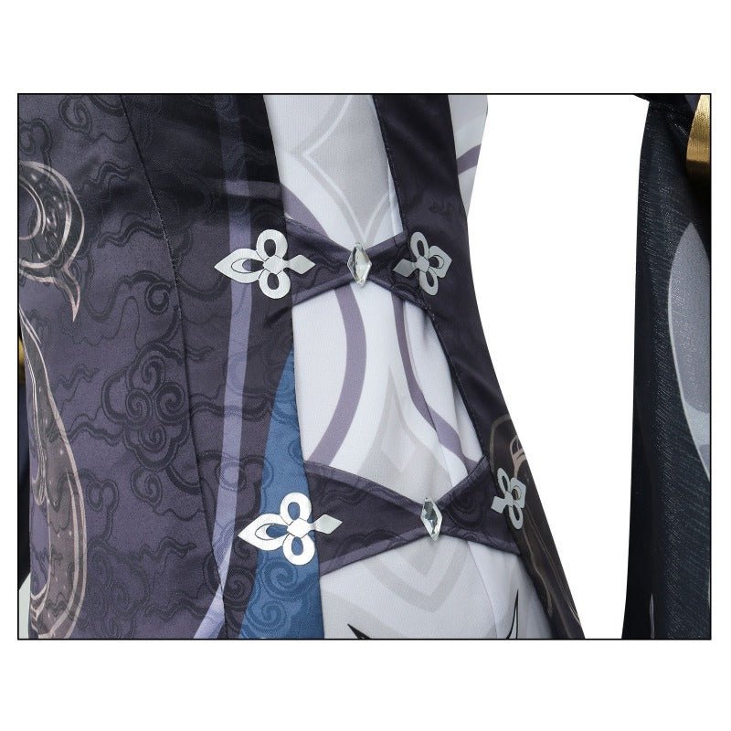 Костюм для косплея Shenhe из Genshin Impact – Холодный цветок, Скрытая роса, элегантный новогодний наряд