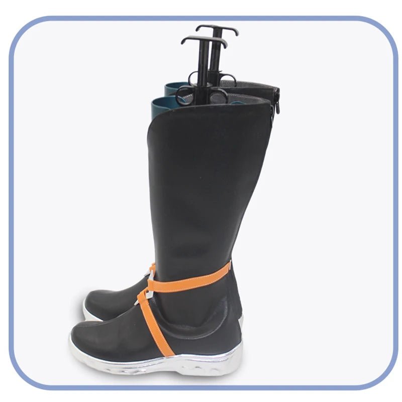 Косплей обувь Yone Heartsteel из игры LOL, плоская мужская обувь на молнии, высокие ботинки для Хэллоуина