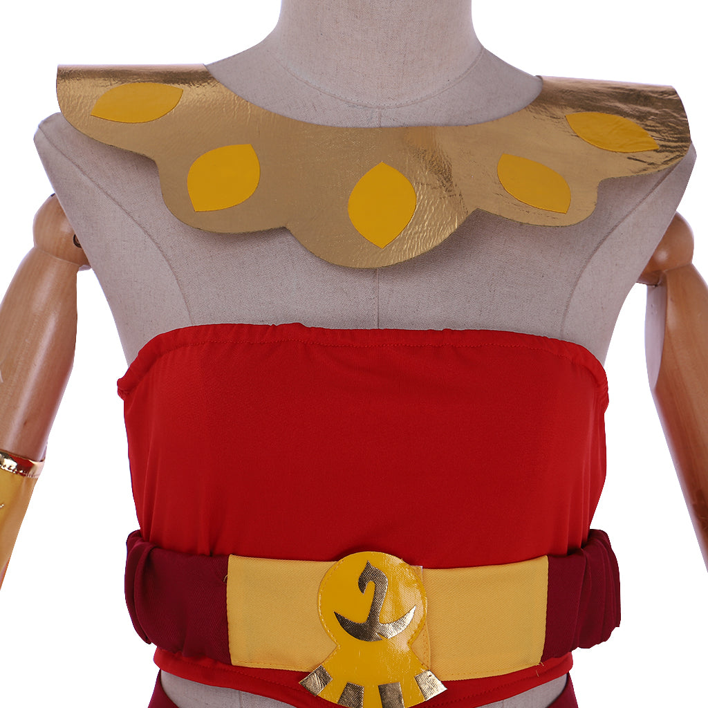 Костюм для косплея Азулы из Аватара: Последний Мастер Воздуха