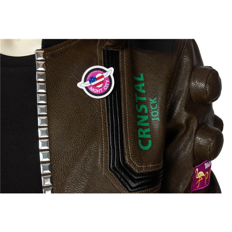 Киберпанк 2077 Мужской Косплей Костюм Джекет для Ролевых Игр и Мероприятий