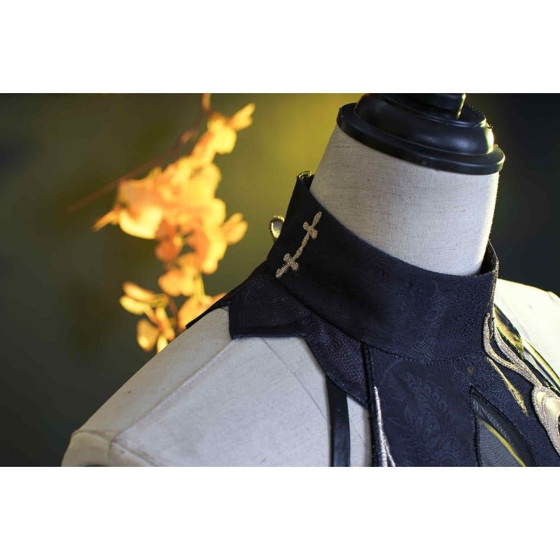 Костюм Ганью в стиле чеонгсам из Genshin Impact - Наряд Шэнь Хэ для Фонарного Фестиваля