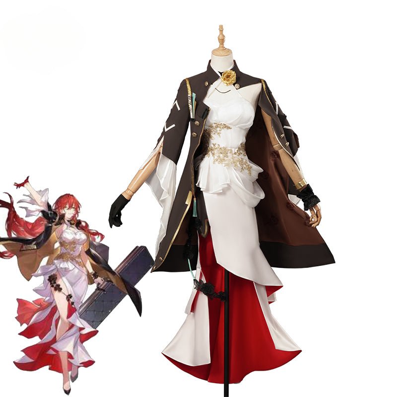 Костюм Химеко для косплея из игры Honkai Star Rail, женский вечерний наряд