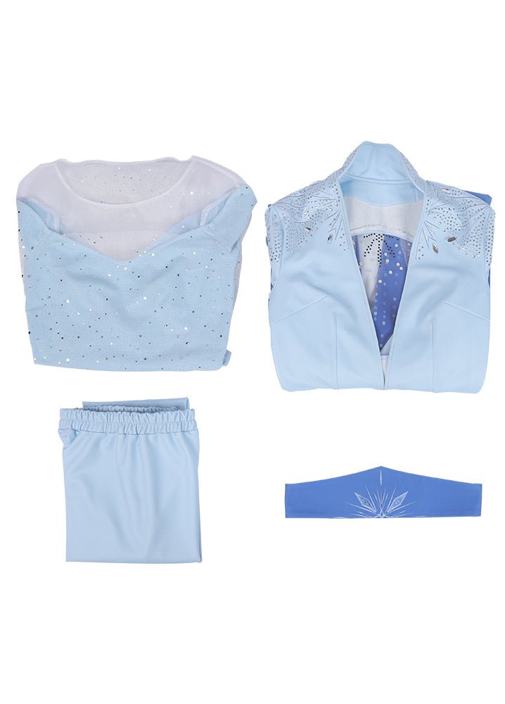 Костюм Эльзы из Frozen 2 для косплея - Премиум реплика из фильма