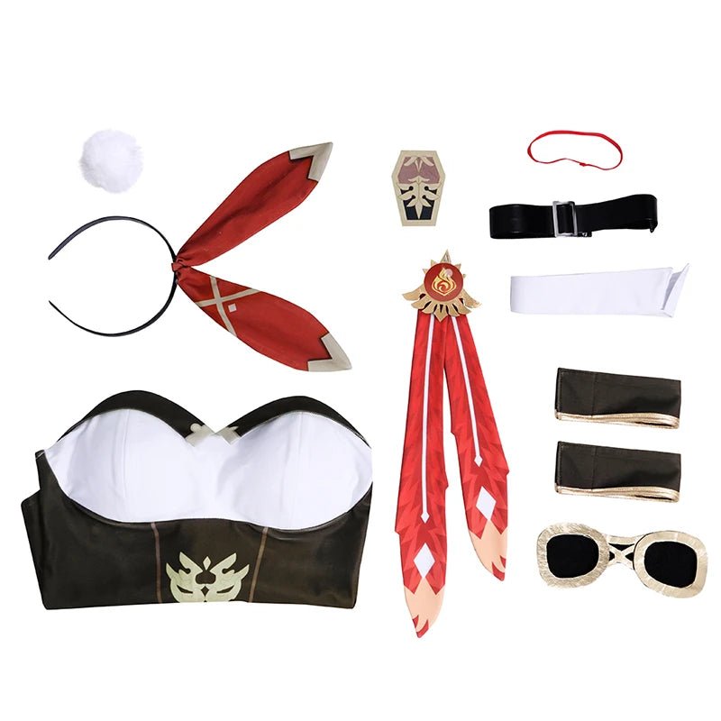 Костюм Amber Bunny Girl из Genshin Impact - Полный набор