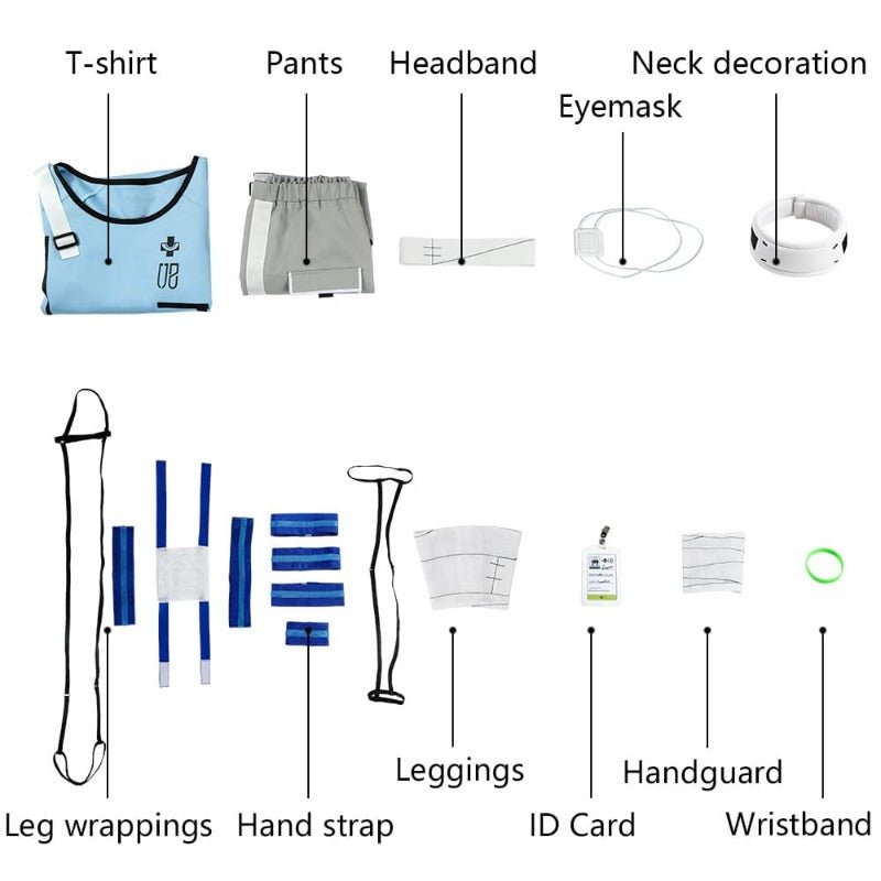 Костюм для косплея Zero Night Compass Skin Battle Intake Understanding System Hospital Outfit Deluxe Edition