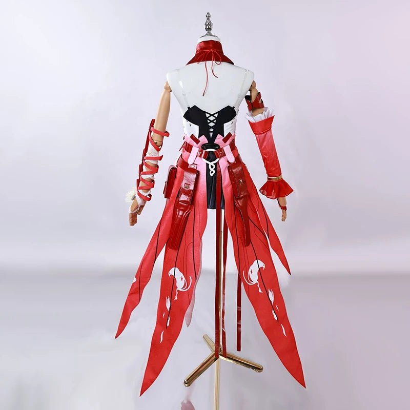 Игра Ветер Волн Фролова Костюм для Косплея Таинственная Женщина Резанатор Красное Платье Женский Костюм для Хэллоуина