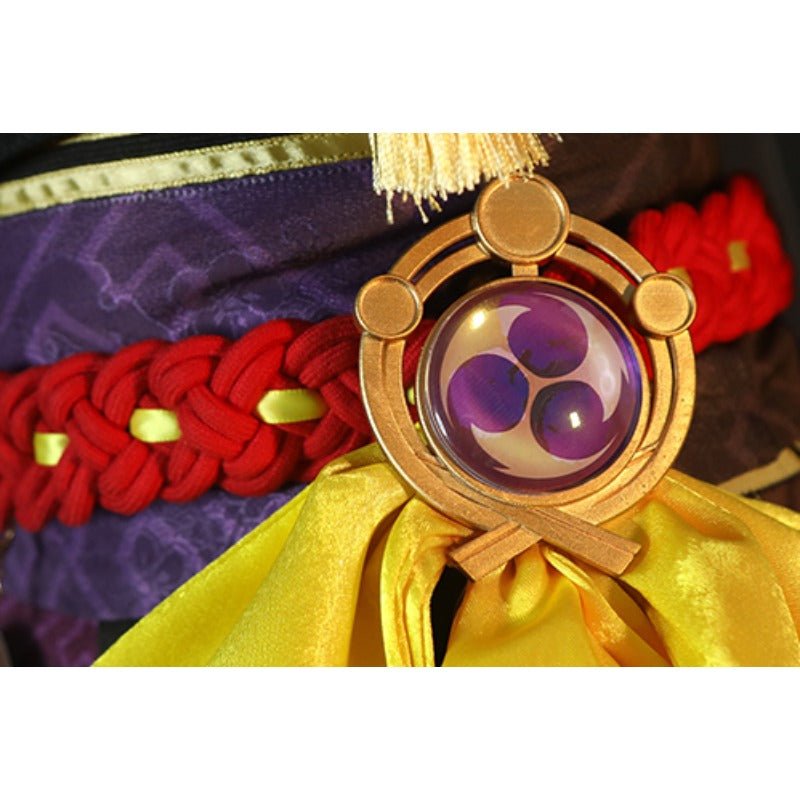 Костюм Kujou Sara из Genshin Impact для аниме мероприятий и Хэллоуина