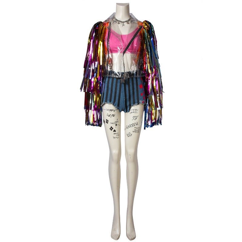 Костюм Харли Квин Радуга для косплея и Хэллоуина