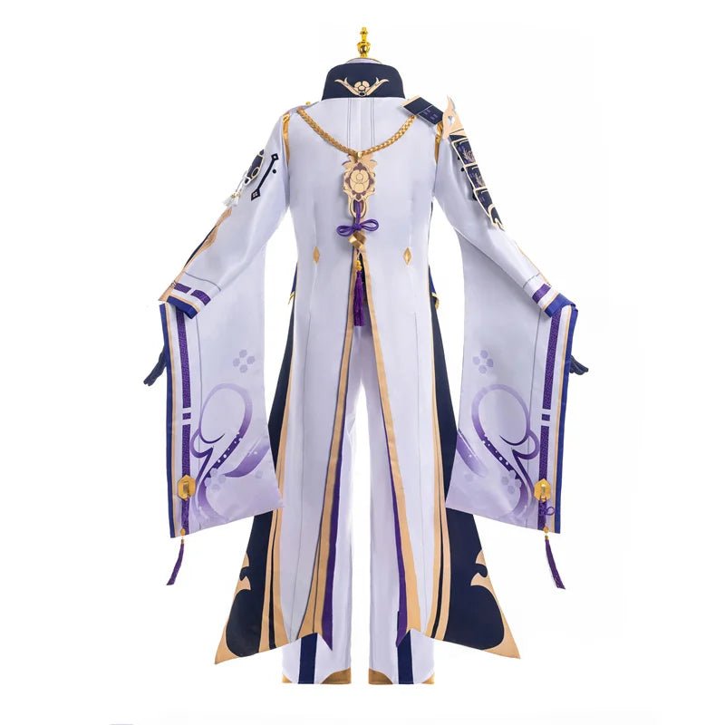 Костюм для косплея Камисато Аято из игры Genshin Impact, полный набор для мужчин