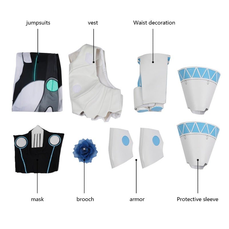 Костюм для косплея Idia Shroud из Twisted Wonderland, стандартный размер