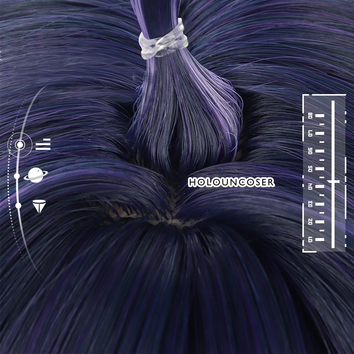 Honkai Star Rail Игра Seele Костюмный Парик Розетка Термостойкий Синтетическое Волокно Гребень Заколка Регулируемый Хэллоуин Вечеринка