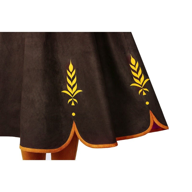 Эпический костюм Анны из Frozen II с обувью - Окунитесь в магию Аренделла