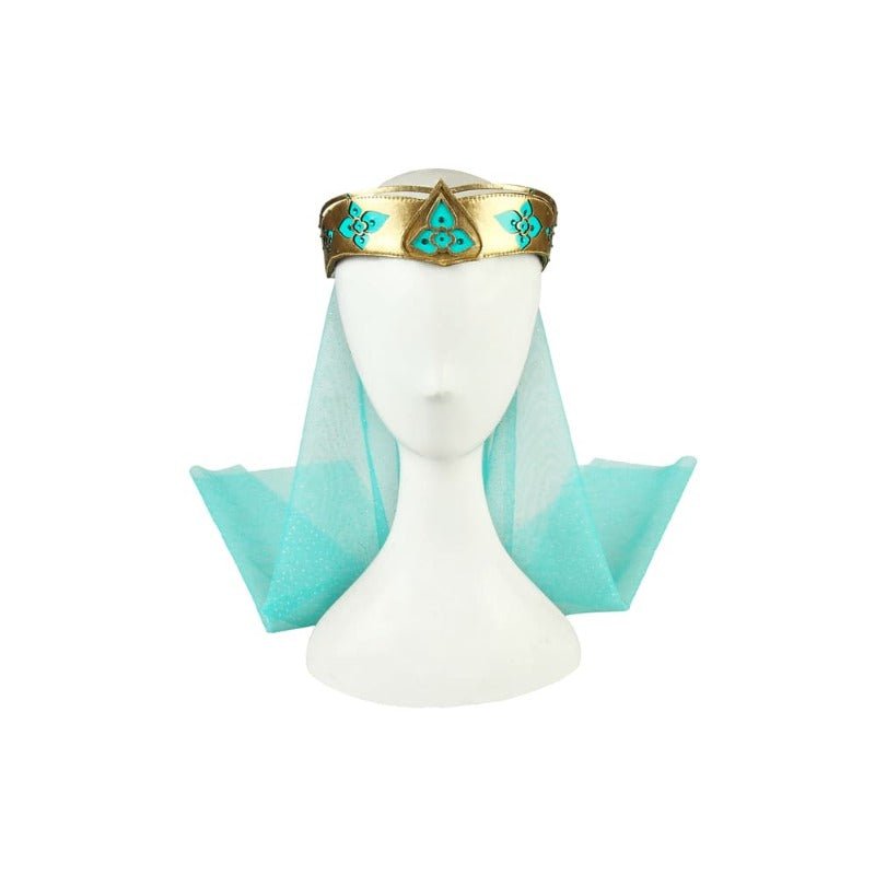 Костюм Принцессы Жасмин - Вдохновленное Аладдином Павлинье Платье для Взрослых