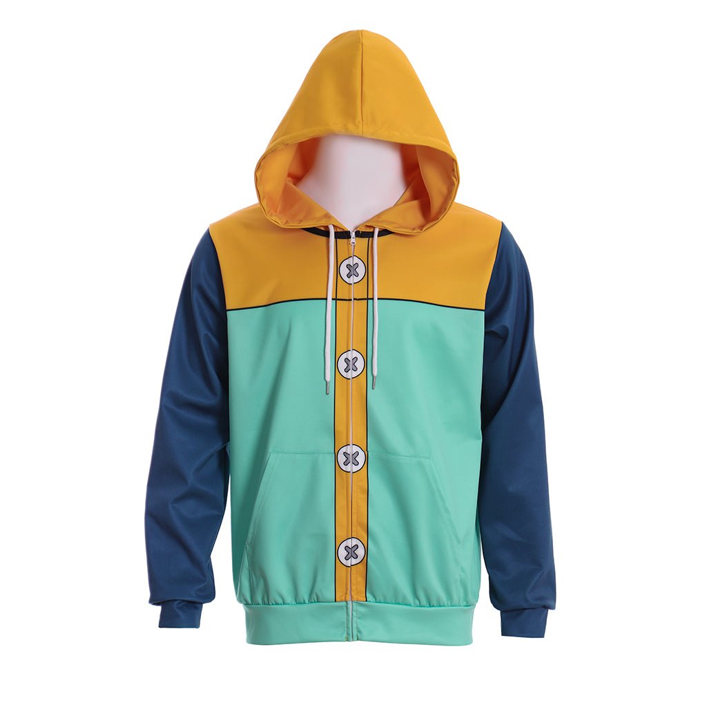 Семь Смертных Грехов Король Фей Харлекин Zipper Kpop Pullover